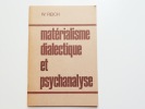 Matérialisme dialectique et psychanalyse. Reich Wilhelm