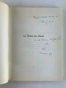 Le Théâtre des Ahuris**. La parole est au blanc d'oeuf. N'amassez pas de trésors sur la terre. Trois jeunes hommes cherchaient du miel sauvage. Sous le parasol. Envoi autographe signé. par Francillon Clarisse.  - Image 2