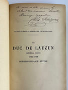 Le Duc de Lauzun (Général Biron) 1791-1792. Correspondance intime publiée pour la première fois in-extenso sur le manuscrit original des archives historiques du Ministère de la Guerre par Le Comte de Lort de Sérignan. par Comte Lort de Sérignan - Image 2