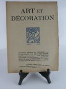 Art et Décoration. Mars 1924. Contient : Nouveaux meubles de Ruhlmann, par Ch. Henri Besnard. (8 reproductions). Le salon des indépendants par Robert Rey. Les peintures tibétaines, par Pierre Rousseau. (10 reproductions). Le nouvel hotel de ville de par Art et Décoration. - Image 1