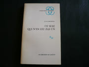 Ce sexe qui n'en est pas un par Irigaray, Luce