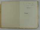 Poèmes. Envoi de l'auteur. Ex. sur Hollande N°6/10. Edmée Delebecque (1880-1951)