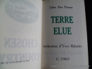 Terre Elue (Chosen Country). Dos Passos, John. Trad. Yves Malartic