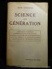 Science et génération. Rostand Jean