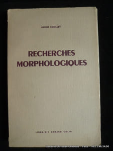 Recherches morphologiques