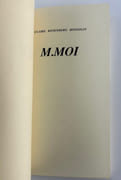 M. Moi par Claire Rotenberg MOSSOLIN Postface de Claude Ferran - Image 2