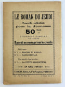 LE ROMAN DU JEUDI - L'ouvrage complet illustré - Il paraît tous les jeudis. Rare ensemble de 130 numéros, du n°1 à 160 (manquent 30 numéros : 3, 4, 6, 10, 11, 12, 23, 28, 29, 37, 39, 40, 42, 43, 51, 55, 59, 65, 73, 75, 83, 87, 88, 99, 101, 104, 127, 135, 137, 156). par Collectif - Image 5