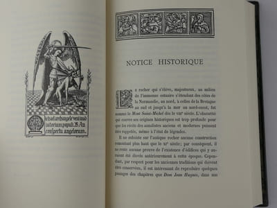 Histoire et légendes du Mont Saint-Michel. Description de l'Abbaye et de ses abords.