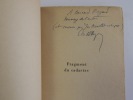 Fragment du cadastre. Deguy, Michel. Envoi de l'auteur à Bernard Pingaud.