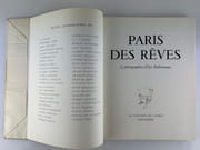 Paris des rêves par Izis Bidermanas. Textes autographes de Audiberti, Breton, Carco, Cendrars, Cocteau.... - Image 2
