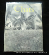 Chats par Henri SAAS. Préface d'Ella Maillart - Image 1