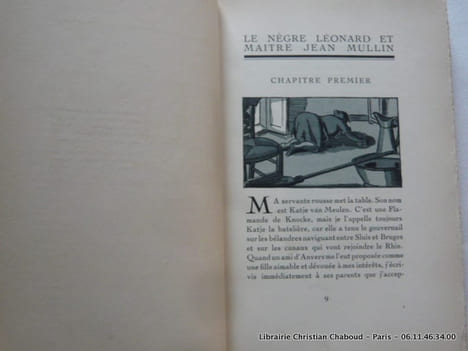 Le Nègre Léonard & Maître Jean Mullin. Envoi de l'auteur.. Mac Orlan, Pierre. Illustrations en couleurs de Chas. Laborde gravées sur bois par Robert ...