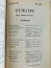 Revue Europe 525. Avril 1973. Beaumarchais. Revue Europe. Collectif