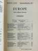 Revue Europe 523-524. Nvembre-décembre 1972. Gloire de Molière. Revue Europe. Collectif