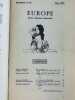 Europe 587. Mars 1978. George Sand. Revue Europe. Collectif