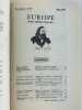 Revue Europe 601. Mai 1979. Théophile Gauthier. Revue Europe. Collectif