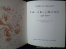Charles Clément. Pages de Journal 1926-1967. Charles Clément. Choix et présentation par Gilbert Guisan