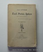 Exils - Poésies - Spleen. EO. Envoi du préfacier-éditeur Doyon à Maurice Martin du Gard. par Jules Laforgue - Image 1