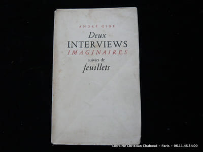 Deux interviews imaginaires suivies de feuillets