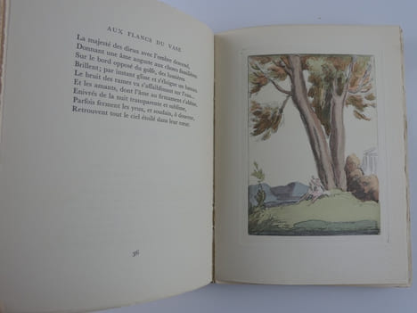 Aux flancs du vase. Polyphème. Poèmes inachevés. Illustrations originales en couleurs de Ferdinand Fargeot.. Albert Samain