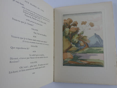 Aux flancs du vase. Polyphème. Poèmes inachevés. Illustrations originales en couleurs de Ferdinand Fargeot.. Albert Samain