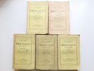 Impressions de théâtre. Série de 1 à 5 (sur 11 volumes). Jules Lemaitre.