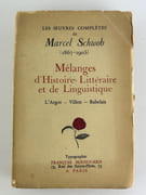 Mélanges d'histoire littéraire et de linguistique. L'argot - Villon - Rabelais par Marcel Schwob - Image 1