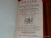 Traité de la perfection de l'Etat ecclésiastique, ou considérations sur les devoirs du Clergé. Nouvelle Edition, revue, corrigée & considérablement augmentée. 2 tomes, complet. par Père Belon. - Image 3
