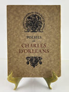 Poésies de Charles d'Orléans par Charles d'Orléans. Texte établi par Albert Pauphilet. - Image 1