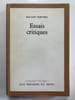 Essais critiques. Roland Barthes