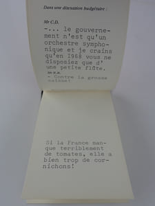 Les politiques. Les Gaités.
