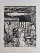 Savard. Ex-libris Signé, EA. Dick Hérisson par Savard