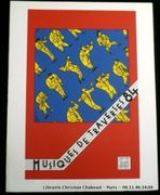 Sérigraphie Musiques de traverses 84, signé, numéroté 135/300. par Floch