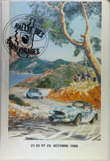 Affiche offset Rallye des 10000 Virages. Signée Denis Sire 1988 par Denis Sire - Image 6