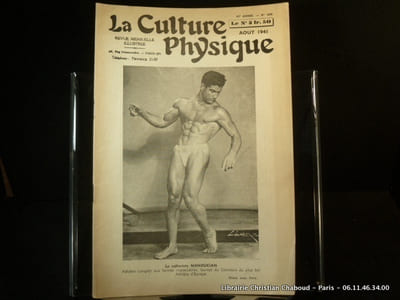 La Culture Physique Août 1941, n°609. Le culturiste Manoukian