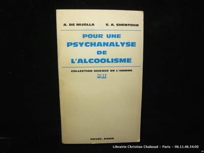 Pour une psychanalyse de l'alcoolisme