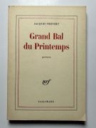 Grand Bal du Printemps suivi de Charme de Londres. Poèmes par Jacques Prévert