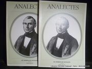 Analectes. Du démon de Socrate. Spécimen d'une application de la Science Psychologique à celle de l'histoire. Complet en 2 tomes. par Lélut, F.