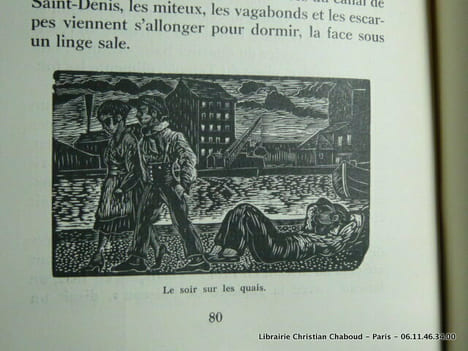 LA VILLETTE. Vie d'un quartier de Paris. Décoré de 62 bois originaux, lettrines et ornements par l'auteur.. Rouquet, Auguste
