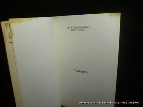 Tabarin. Archi-farce tirée des farces, dialogues et facéties de Tabarin. Geneviève Serreau, David Esrig et Tabarin