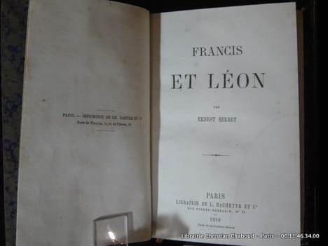 Francis et Léon. Serret Ernest