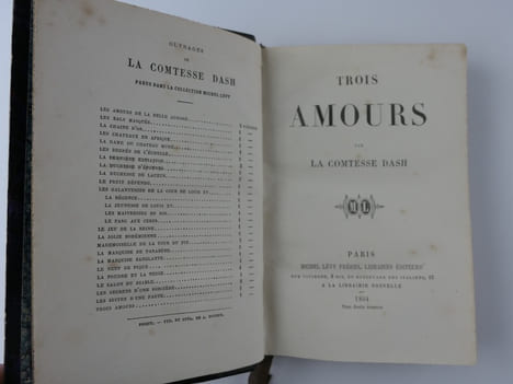 Trois amours. La Comtesse Dash