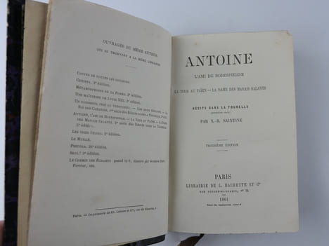Antoine l'ami de Robespierre. La Tour au païen - La dame des marais salants. Récits dans la Tourelle. X.-B. Saintine