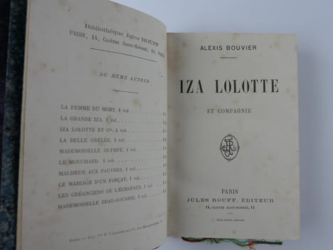 Iza Lolotte et compagnie. Bouvier Alexis
