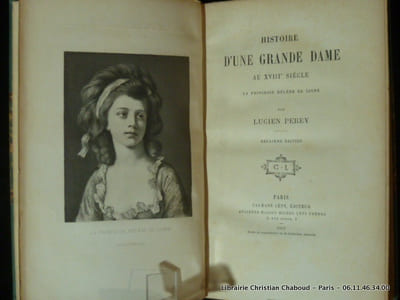 Histoire d'une grande dame au XVIIIe siècle, la Princesse Hélène de Ligne