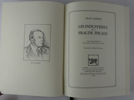 Les industriels de la fraude fiscale. Nouvelle édition mise à jour.. Cosson Jean. Illustrations de Honoré Daumier.