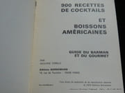 900 recettes de cocktails et boissons américaines. par Torelli A. - Image 2