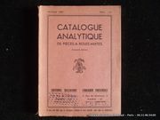 Catalogue analytique de pièces à rôles mixtes. Nouvelle édition. par Collectif