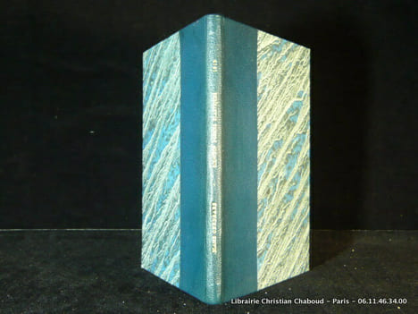 Dix-Neuf Poèmes Elastiques. Avec un portrait de l'auteur par Modigliani et une vignette d'André Derain sur la couverture. Edition originale numérotée. ...