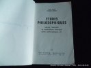 Etudes philosophiques. Ludwig Feuerbach. Le matérialisme historique. Lettres philosphiques. Marx Karl. Engels Friedrich